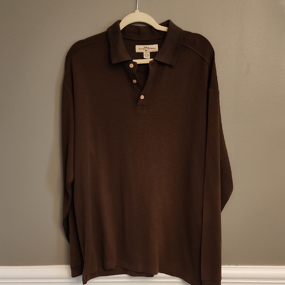 Tommy Bahama Brown Polo Shirt